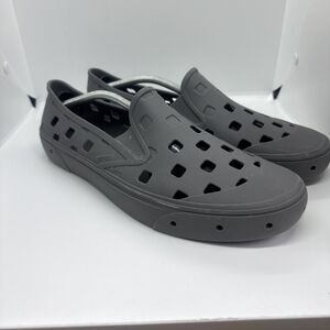 VANS Trek Slip-On Gray Rubber Water Shoes Boat Beach Outdoor Men's Size 13